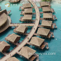 Maldives Beach Hotel Miniaturmodell